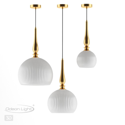 4766/1 PENDANT ODL21 413 белый/бронзовый Подвес E27 60W RUNGA