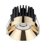 357909 SPOT NT19 287 золото Светильник встраиваемый IP44 LED 3000К 10W 100-265V METIS