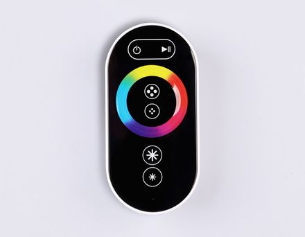 Контроллер для светодиодных лент RGB с сенсорным радио пультом 2.4G 24A 12V 288W/ 24V 576W GS11401 (AAA)