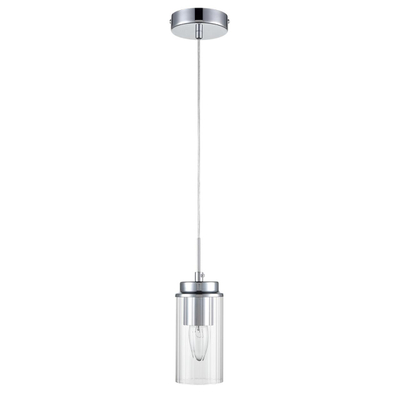 8102/1A COMFI LN26 408 хром/прозрачный металл/металл Подвес Е14 1*40W 220V ISHA