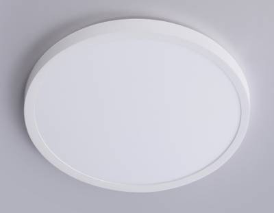 Светильник светодиодный ультратонкий FZ1951 WH белый IP54 20W 5000K D270*15 (Без ПДУ)