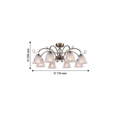 Потолочная люстра Vetus 2194-8U. ТМ F-Promo