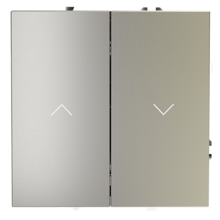 VLS020704 Выключатель встраиваемый VOLTUM S70 для жалюзи 10А, (шелк). (ТМ Maytoni)