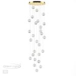 5008/120L L-VISION ODL23 585 золотой/прозрачный/металл/акрил Люстра каскадная LED 120W 4000K 6600Лм CRYSTAL