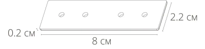 Коннектор прямой для магнитного шинопровода Arte Lamp LINEA-ACCESSORIES A480506