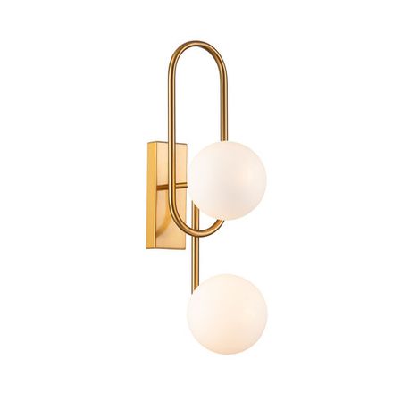 Настенный светильник Indigo 11015/2W Brass, 2хG9