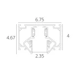 Магнитный шинопровод для натяжного потолка Arte Lamp LINEA-ACCESSORIES A473206