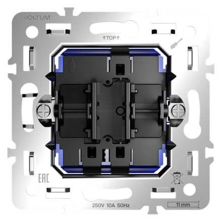 VLS0103M Механизм проходного переключателя одноклавишного 10А, S70. (ТМ Maytoni)