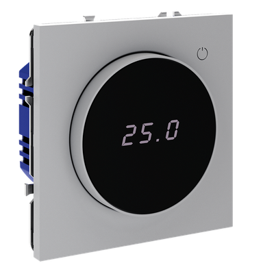 VLS070116 Терморегулятор электронный VOLTUM S70 с индикацией и датчиком, для теплого пола, (серый). (ТМ Maytoni)