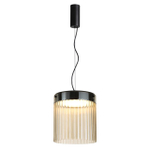5047/20L L-VISION ODL24 439 черный/светл.янтарный/металл/стекло Подвес LED 20W 4000К 2238Лм PILLARI