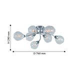 Потолочный светильник Polar 2340-8U. ТМ F-Promo