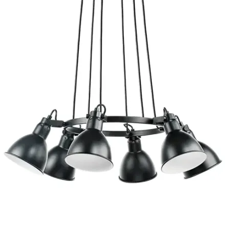 761167 Люстра ACROBATA 6х40W E14 ЧЕРНЫЙ Lightstar