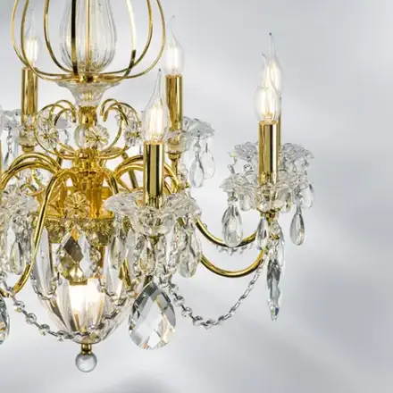 790112 Люстра SCHON 11х60W E14 Gold Lightstar