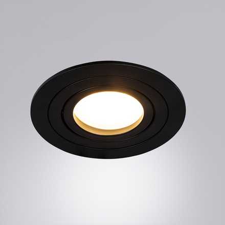Точечный встраиваемый светильник Arte Lamp TARF A2167PL-1BK, 1хGU10