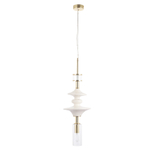 Светильник подвесной Crystal Lux VALENCIA SP1.4 GOLD 3290/201.4