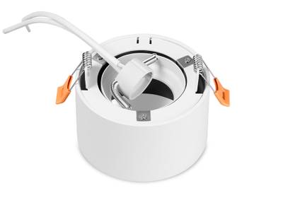 Встраиваемый точечный светильник TN146 WH/BK белый/черный GU5.3 D96*78
