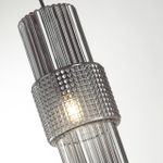 5016/1 MODERN ODL23 481 черный/дымчатый металл/стекло Подвес E14 1*40W PIMPA