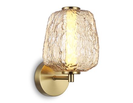 Светильник светодиодный настенный LH30108 SB/TI бронза/янтарь 8W 3000K 140*190*285