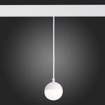 ST358.543.07 Магнитный трековый светильник подвесной белый LED 1*7W 4000K 520Lm Ra&gt;80 120° IP20 D90xH90 48V