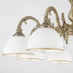 Классическая потолочная люстра 60106/8 античная бронза, E27х8