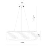Подвесная люстра Divinare MEGAN 7568/02 SP-12, 12хE14