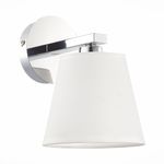 SLE300401-01 Бра хром/белый E14 1*40W