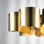 811152 Подвес PITTORE 5х40W E27 GOLDEN Lightstar