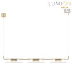 6560/6 SUSPENTIONI LN25 золотой/прозрачный/металл/стекло Подвес G9 6*20W 220V TORONTO