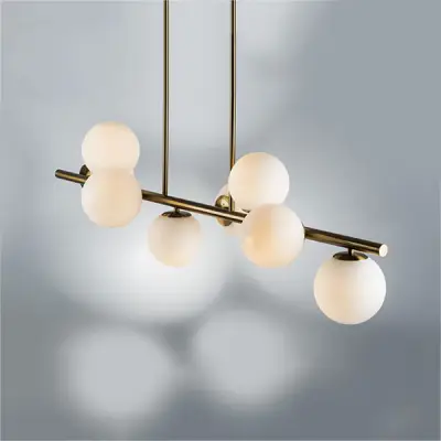 815083 Люстра CROCO 8х40W E14 ЛАТУНЬ Lightstar