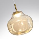 5097/4L PENDANT ODL25 421 античн.бронза/янтарный/металл/стекло Подвес LED 4W 4000K 388Лм VASO