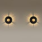 4223/13WL MIDCENT ODL21 355 черн/золот/металл Настенный светильник IP20 LED 13W 1520Лм 3000K ADAMAS