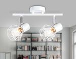 Накладной светильник TR8628/2 WH/CH белый/хром E27*2 max 40W 260*91*175