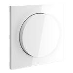 VLS002001 Накладка для светорегулятора поворотно-нажимного, S70 (белый глянцевый). (ТМ Maytoni)