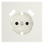 VLS000913 Накладка для розетки с заземлением и защитными шторками, с USB A+A, S70 (хлопок). (ТМ Maytoni)