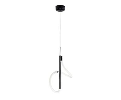 08040K-1A,19(4000K) Подвес Далия черный d30 h120 Led 24W (4000К)