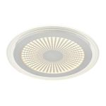 7739/80L MITRA LED SN Светильник металл/акрил/белый/серебряный/прозрачный LED 80Вт 3000-6000К D480 IP20 пульт ДУ PROMISE