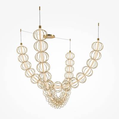 Подвесной светильник Golden Cage 3000К 107Вт, MOD216PL-L55G3K. TM Maytoni