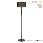 8078/1F NEOCLASSI LN26 467 черный, металл/текстиль Торшер E27 1*60W 220V TAPIA