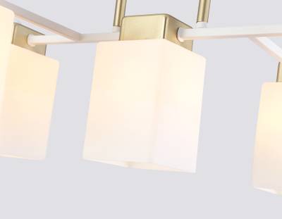 Светильник подвесной TR303047/5 WH/GD белый/золото E27/5 max 60W 540*480*270