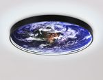 Светильник светодиодный настенно-потолочный FW11134 BK черный 31W LED 3000-6400K D500*38