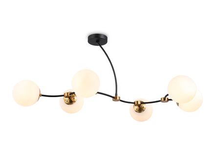 Подвесной светильник TR2555/6 BK/SB черный/бронза E27/6 max 60W 1160*600*450