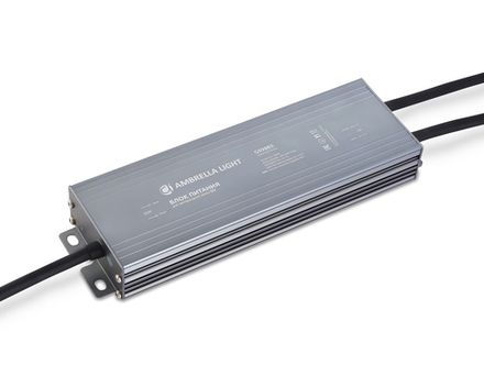 Блок питания для светодиодной ленты 12V 200W 16.7A IP67 185-260V 220*65*28 GS9865