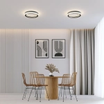 Потолочный светодиодный светильник 40022/1 LED серый, LED