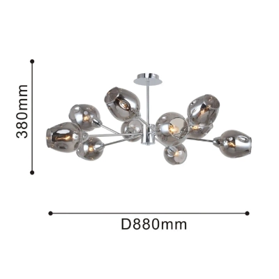 Потолочная люстра Tilda 2657-10U, 10*E14*40W. ТМ F-Promo