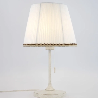 Citilux Линц CL402720 Настольная лампа патина с белым абажуром
