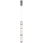 5456/18L L-VISION ODL_EX26 045 темный сатин.никель/терракот/черный Подвес LED 22W 4000K COLLIER