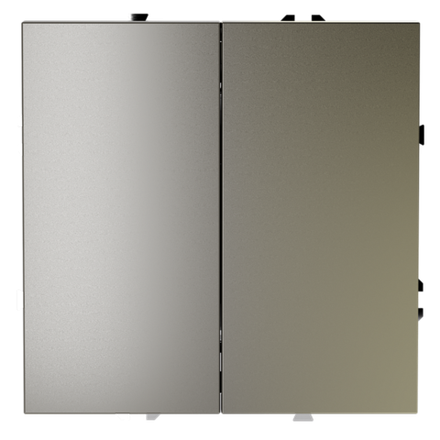 VLS020504 Перекрестный переключатель встраиваемый VOLTUM S70 двухклавишный 10А, (шелк). (ТМ Maytoni)