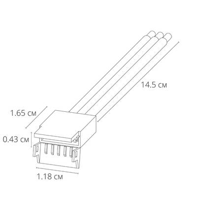 Коннектор для ввода питания Arte Lamp STRIP-ACCESSORIES A30-12-RGBW