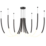 7149/70L HIGHTECH ODL26 221 светильник черный/акрилл/металл IP20 LED 70W 4300Лм 3500K 300° 220V MONELLA