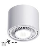 358813 OVER NT21 378 белый Светильник накладной светодиодный IP20 LED 18W 1600Лм 4000K 220V GESSO